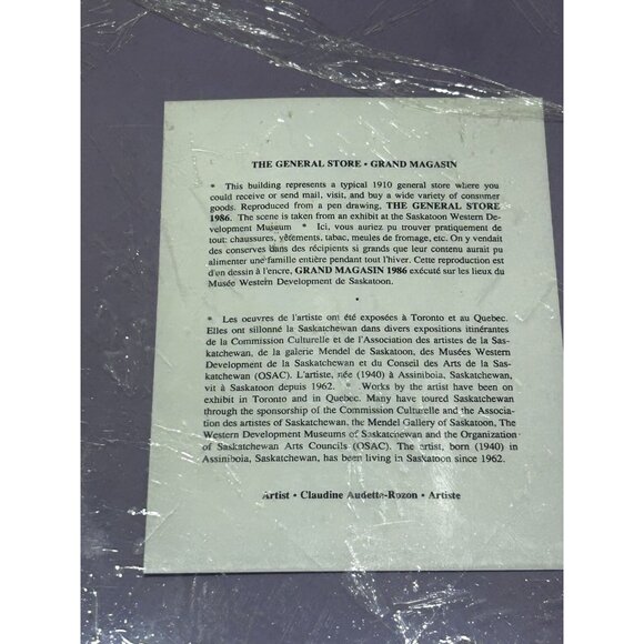 Vintage  The General Store Grand Magasin Old Pictures 1986 - Picture 6 of 6